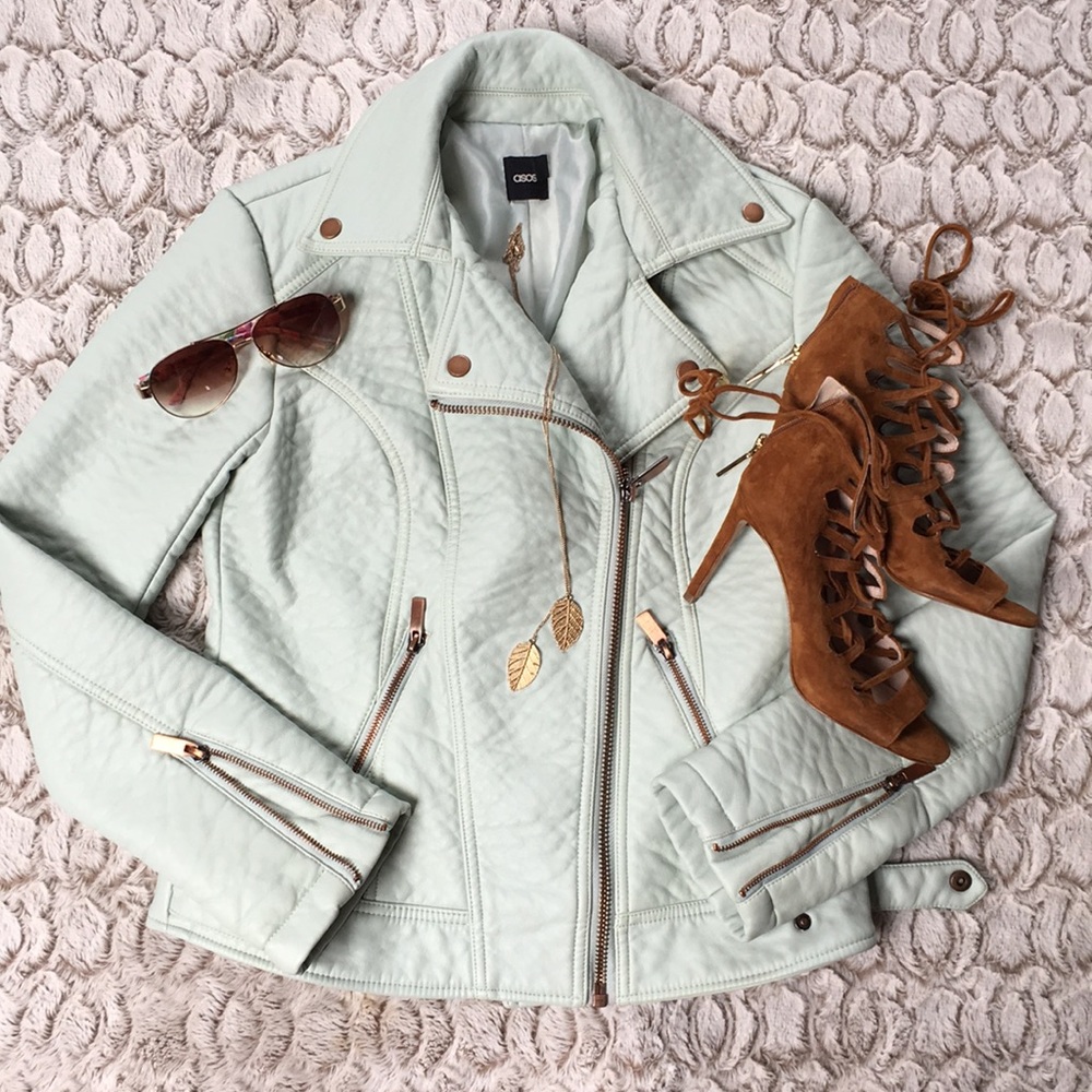 ASOS faux leather jacket